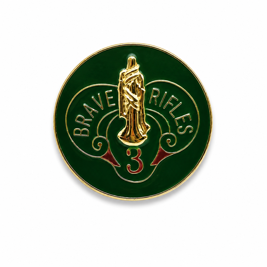 US Army: 3rd ACR Brave Rifles Unit Hat Pin | Military Hats & Pins