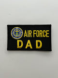 US Air Force Dad Black Patch | Military Hats & Pins