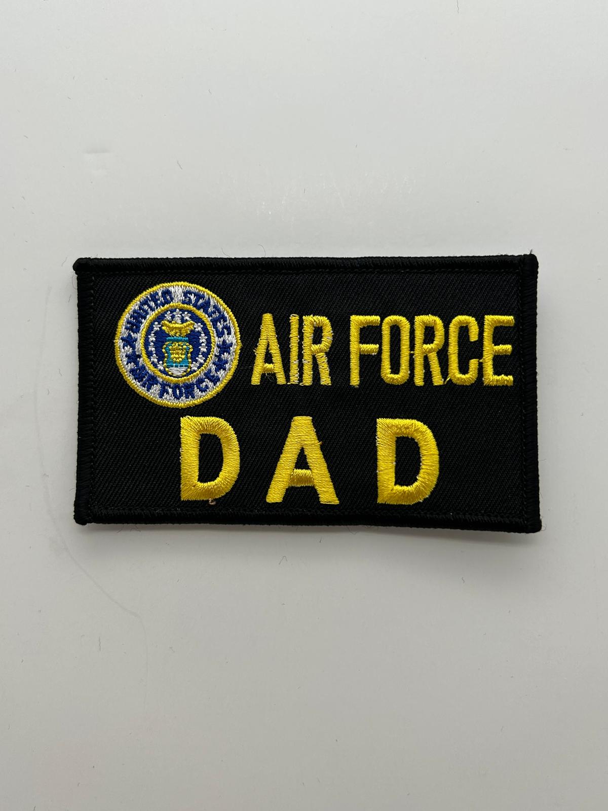US Air Force Dad Black Patch | Military Hats & Pins