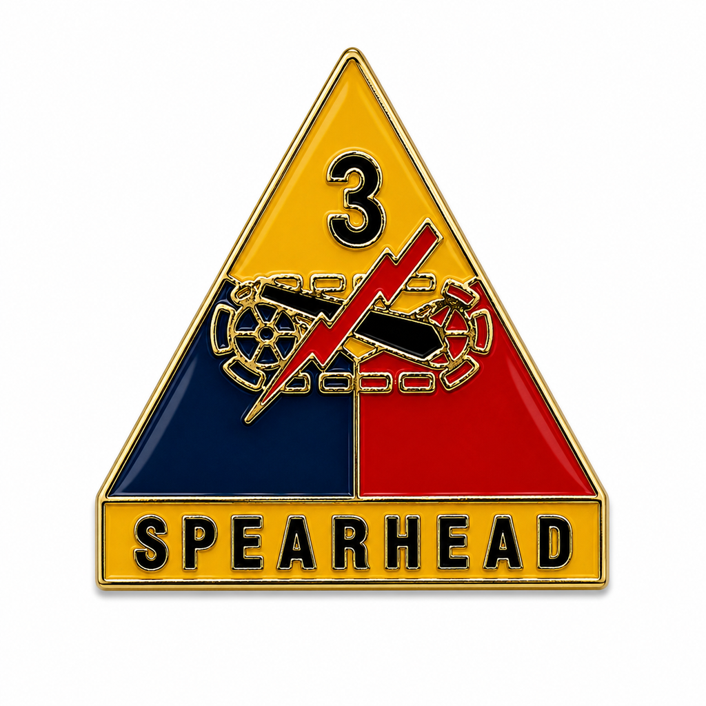 US Army 3rd Armored Division Spearhead Hat Pin | Military Hats & Pins