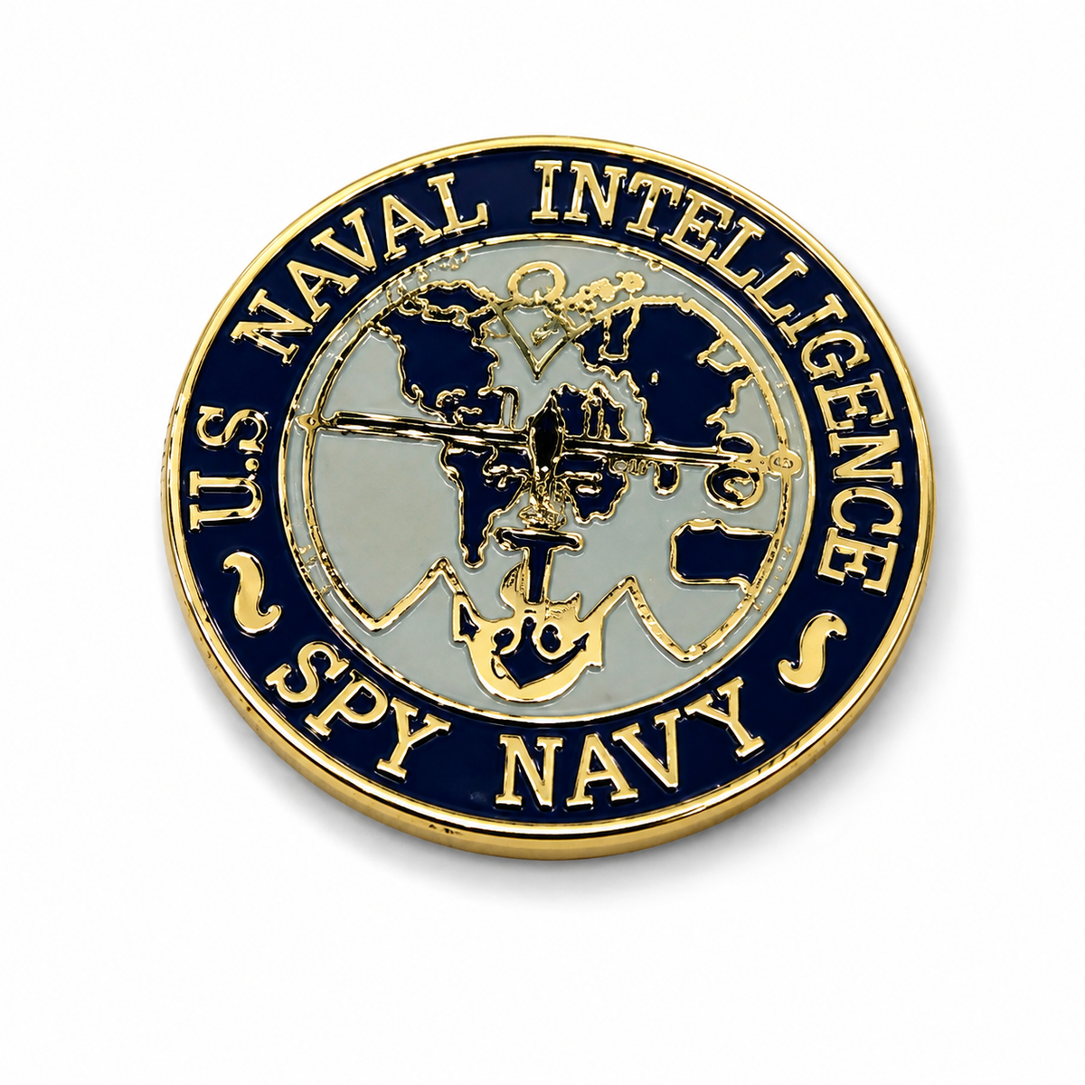 Naval Spy Intelligence Pin | Military Hats & Pins