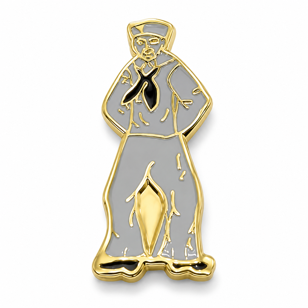 Sailor Gold/White Pin | Military Hats & Pins