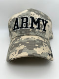 US Army Digital Camo Embroidered Adjustable One Size Military Cap | Military Hats & Pins