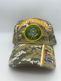 US Army Veteran Digital Camo Embroidered Military Cap - Adjustable One Size | Military Hats & Pins