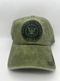 US Navy Seal Logo Olive Green Embroidered Military Cap - Adjustable One Size | Military Hats & Pins