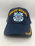 US Coast Guard Navy Blue Embroidered Military Cap - Adjustable One Size | Military Hats & Pins