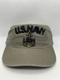 US Navy Embroidered Military Cap - Tactical Patrol Hat One Size | Military Hats & Pins