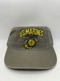 US Marines Embroidered Military Cap - Tactical Patrol Hat One Size | Military Hats & Pins
