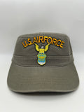 US Air Force Embroidered Military Cap - Tactical Patrol Hat One Size | Military Hats & Pins