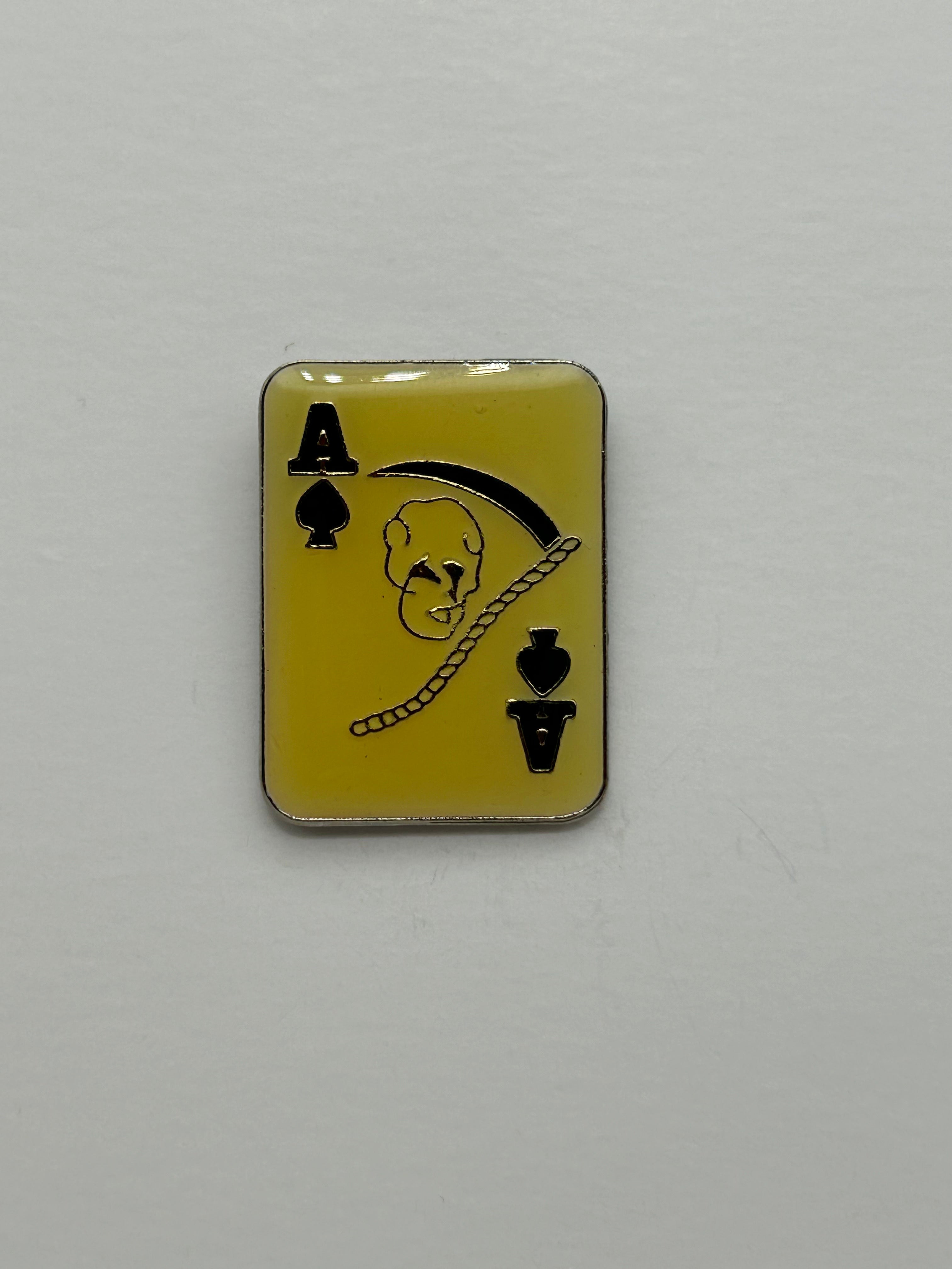 Ace of Spades Death Card Hat Pin | Military Hats & Pins