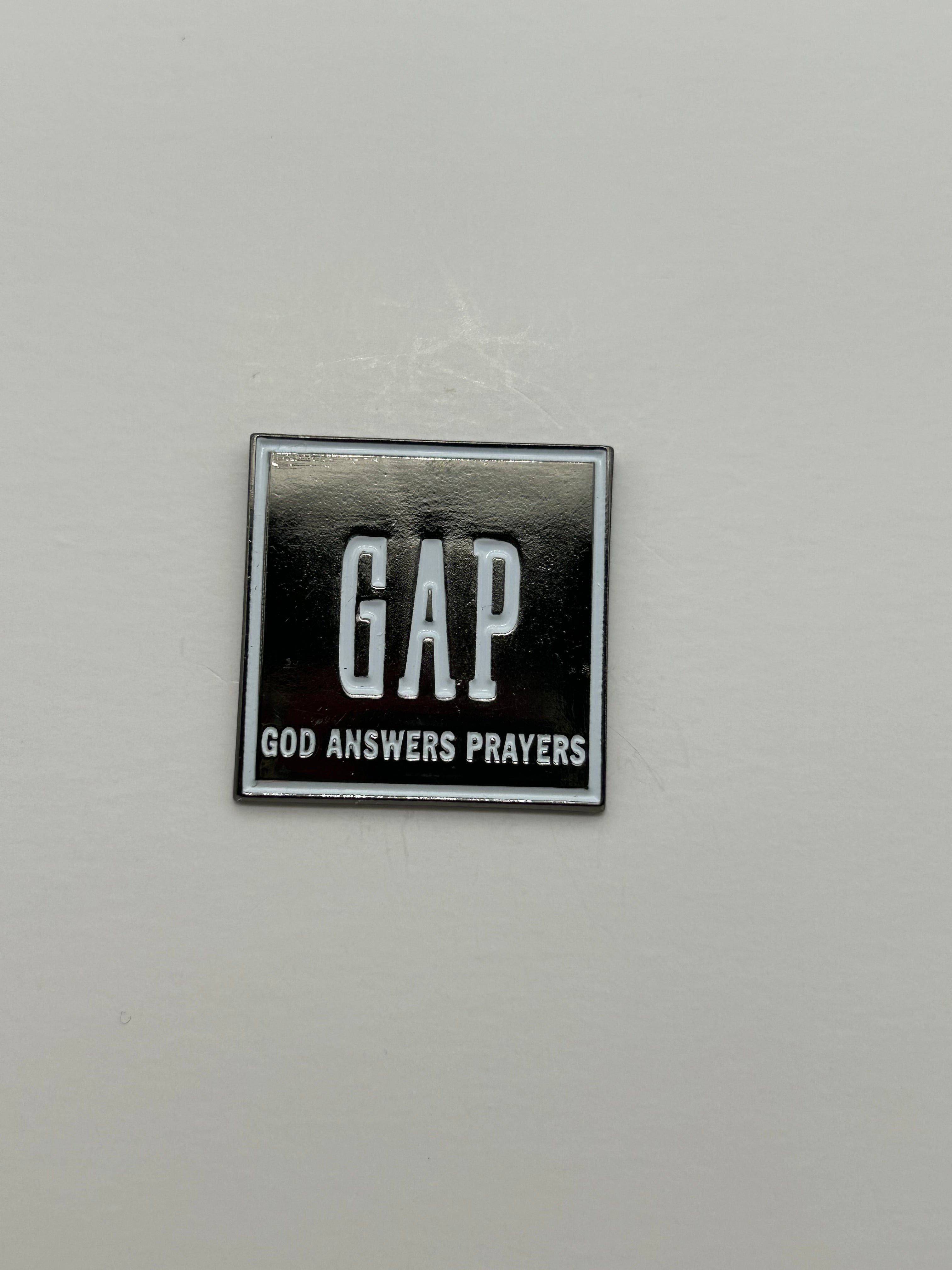 GAP God Answers Prayers Hat Pin | Military Hats & Pins