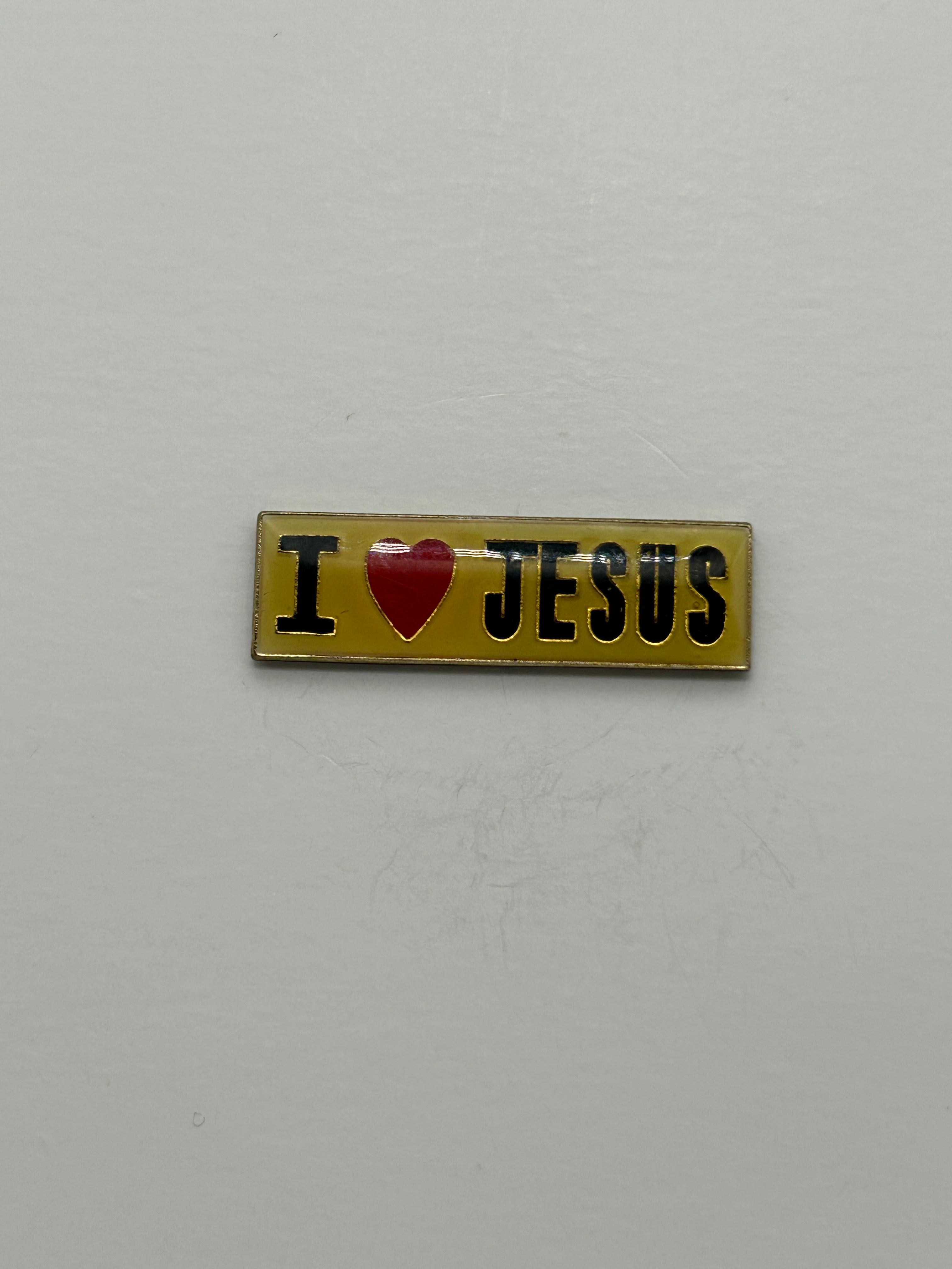I love Jesus Hat Pin | Military Hats & Pins