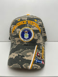 US Air Force Veteran Camouflage Military Cap - Adjustable One Size | Military Hats & Pins