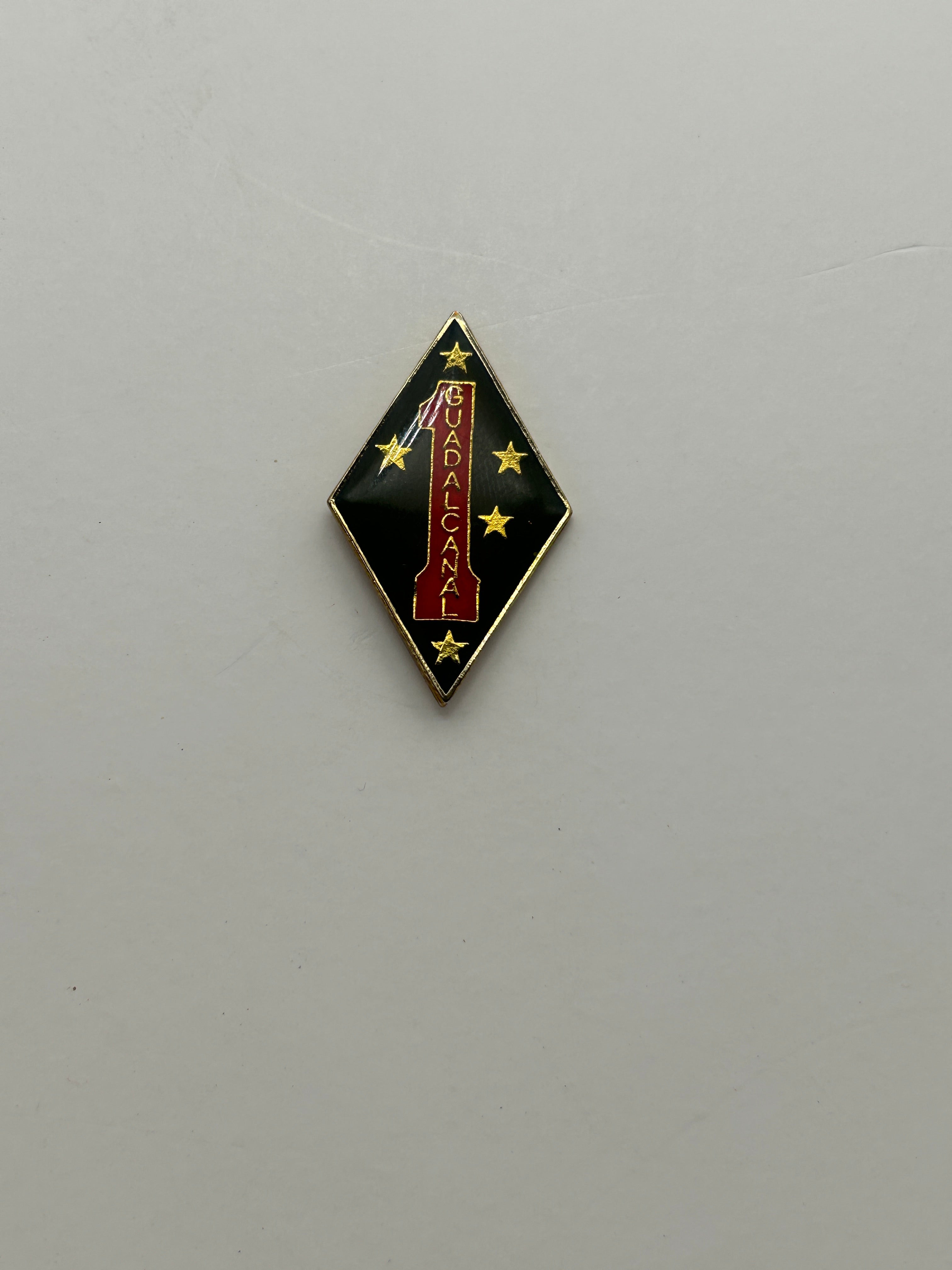 1st Marine Division Guadalcanal Pin USMC Lapel-Hat Pin | Military Hats & Pins