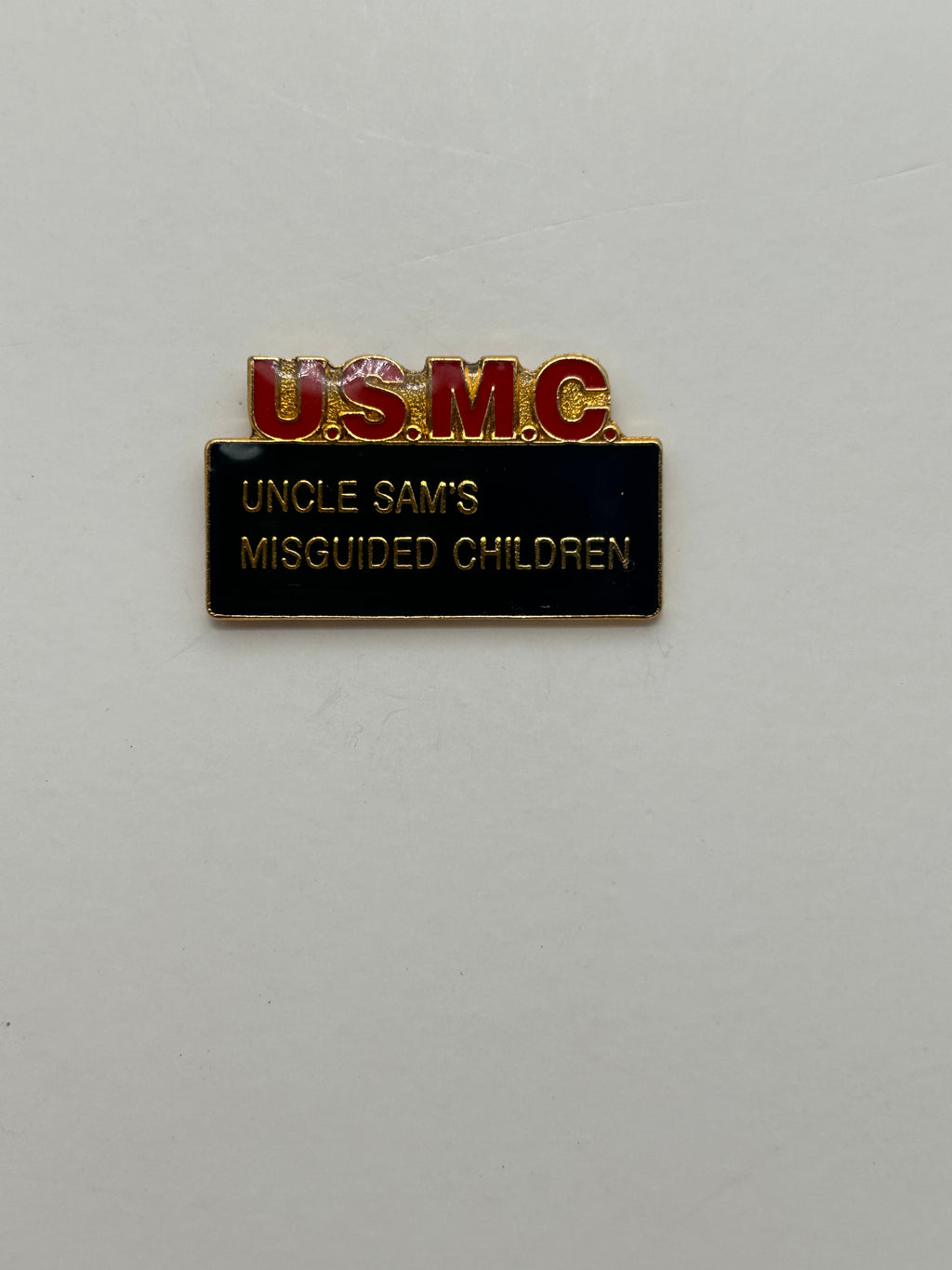 USMC Uncle Sam's Misguided Children Lapel-Hat Pin | Military Hats & Pins