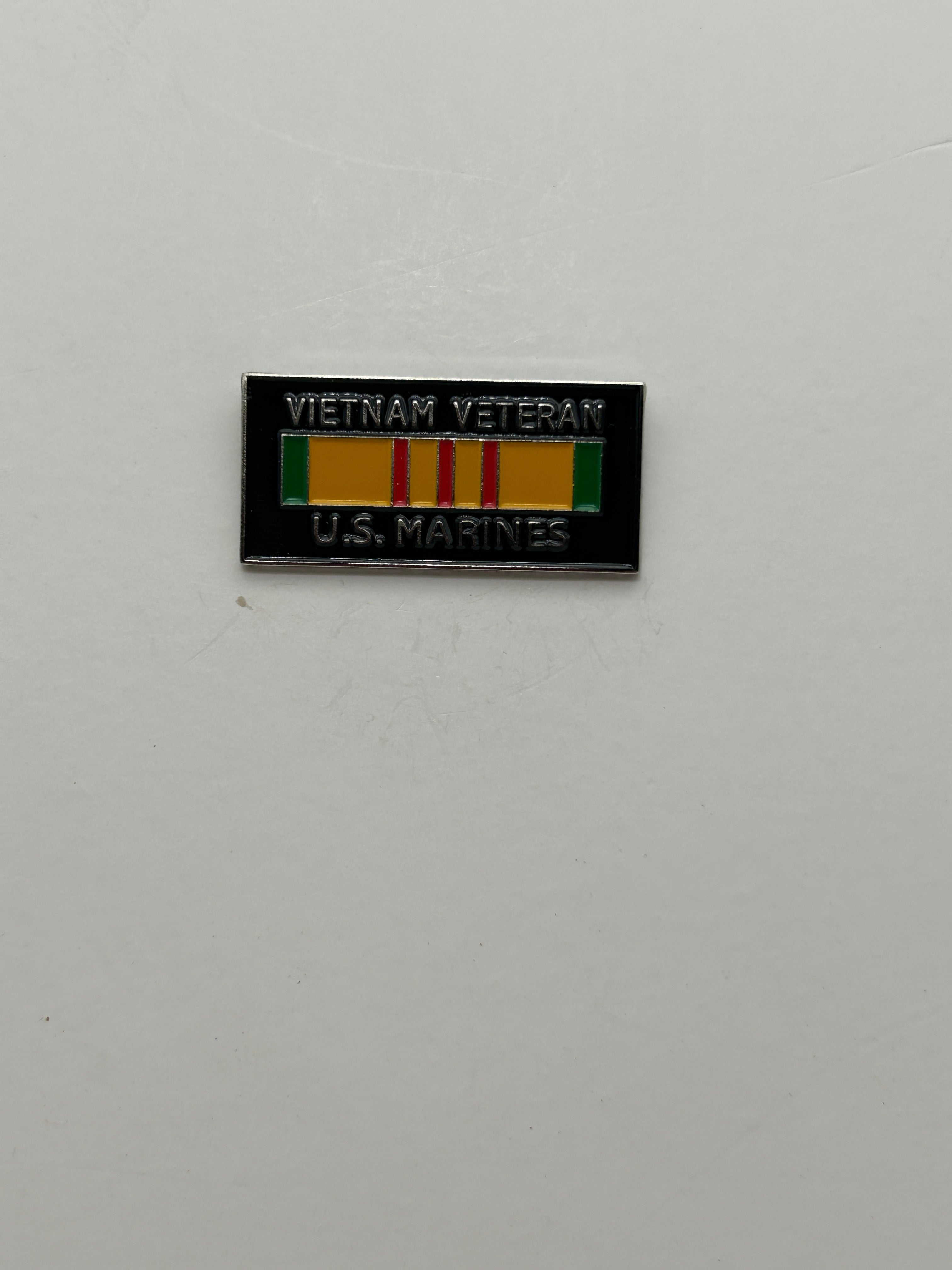 US Marines Vietnam Veteran Lapel-Hat Pin | Military Hats & Pins