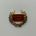 Marine Wife Laurel Wreath Lapel-Hat Pin | Military Hats & Pins