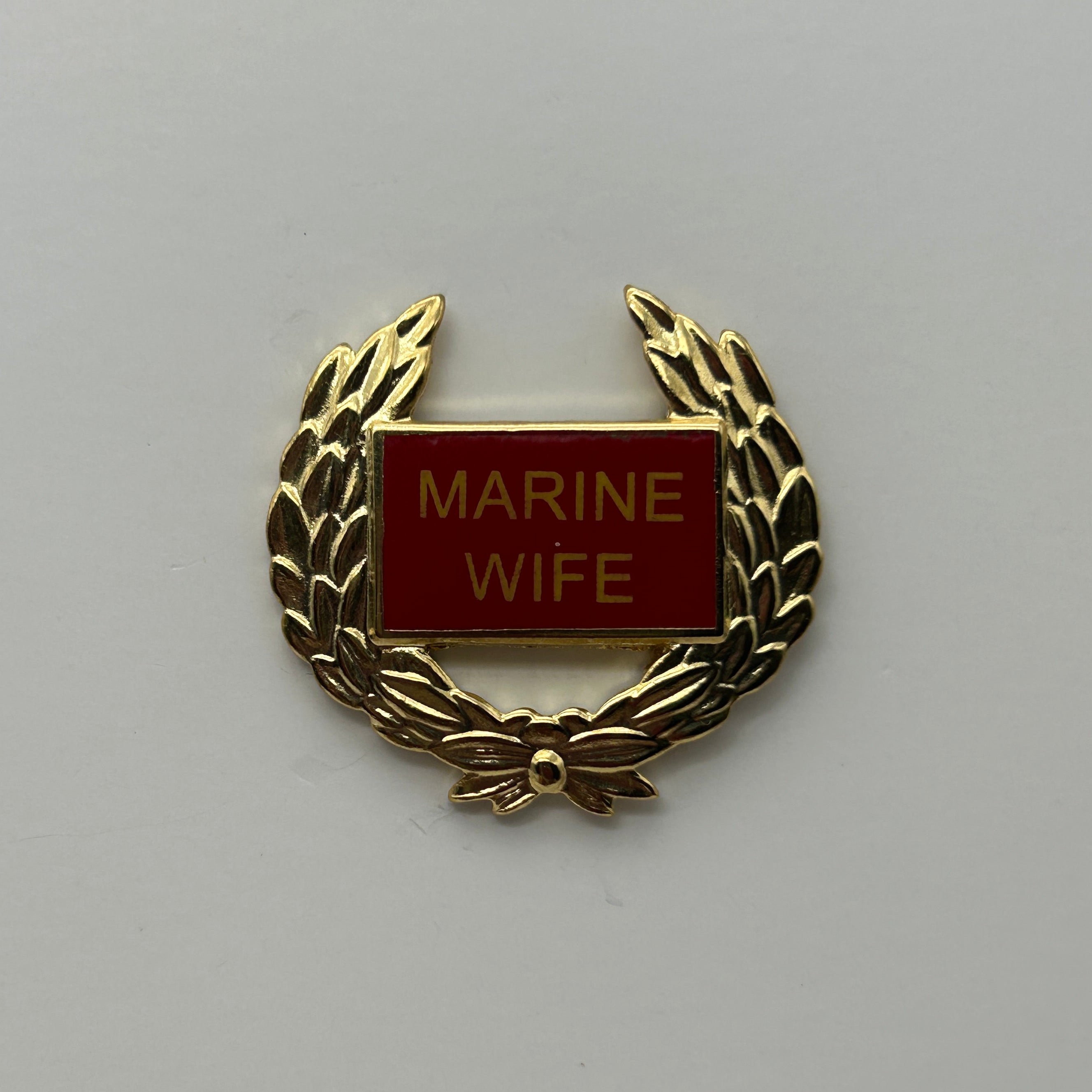 Marine Wife Laurel Wreath Lapel-Hat Pin | Military Hats & Pins