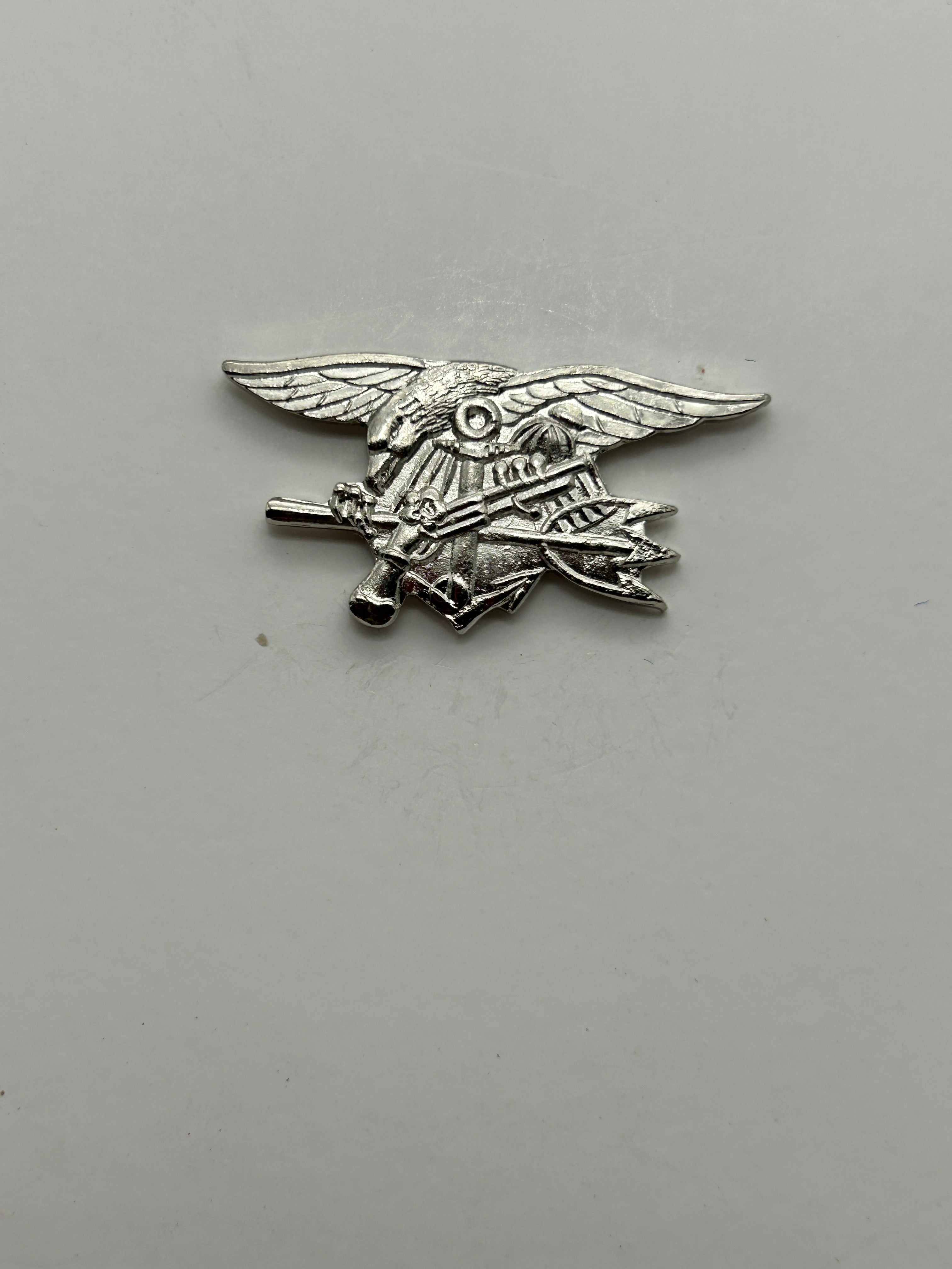 US Navy SEAL Trident Insignia Silver Lapel-Hat Pin | Military Hats & Pins