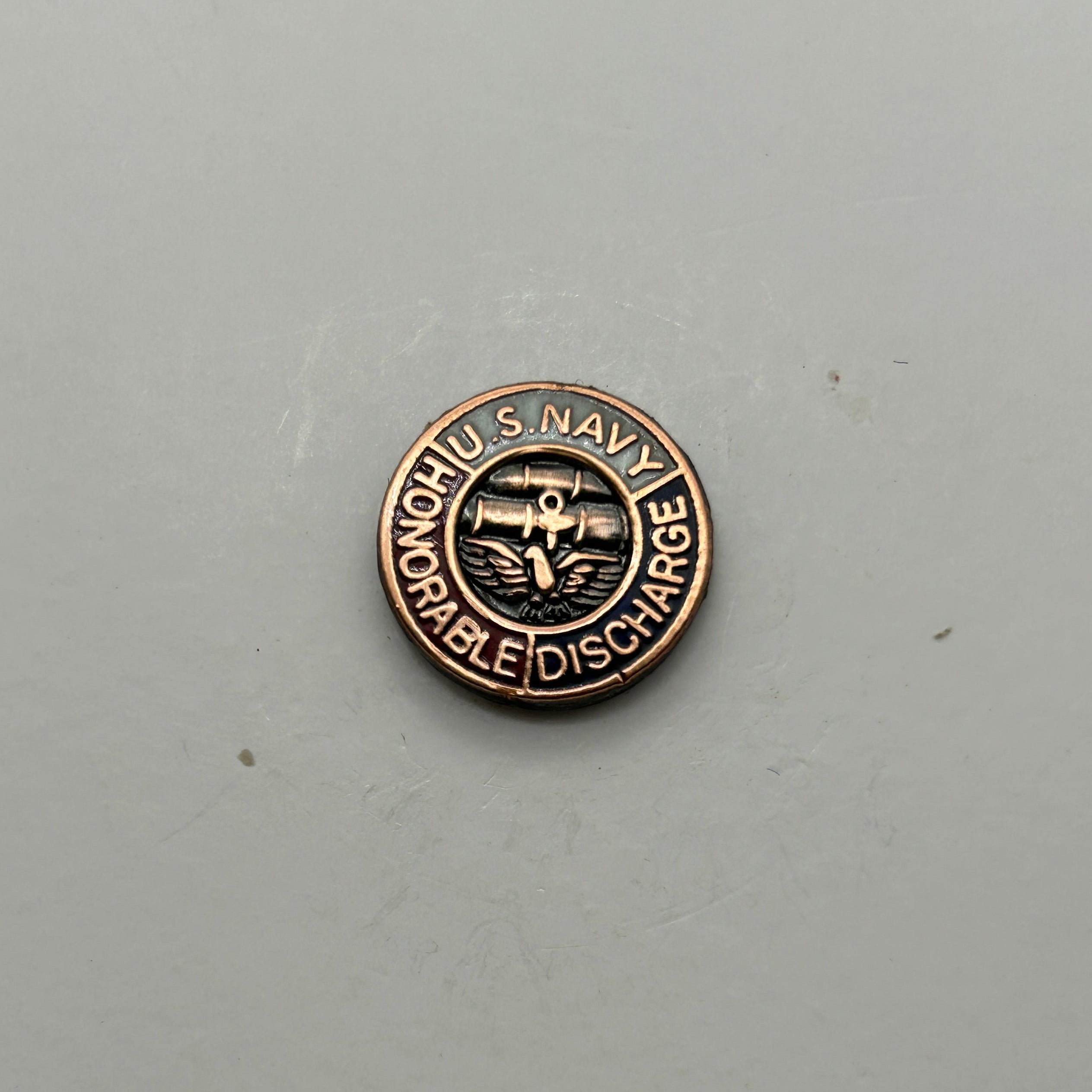 US Navy Honorable Discharge  Lapel-Hat Pin | Military Hats & Pins