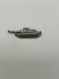 M1 Abrams Main Battle Tank Pewter Tone Military Hat Lapel Pin | Military Hats & Pins