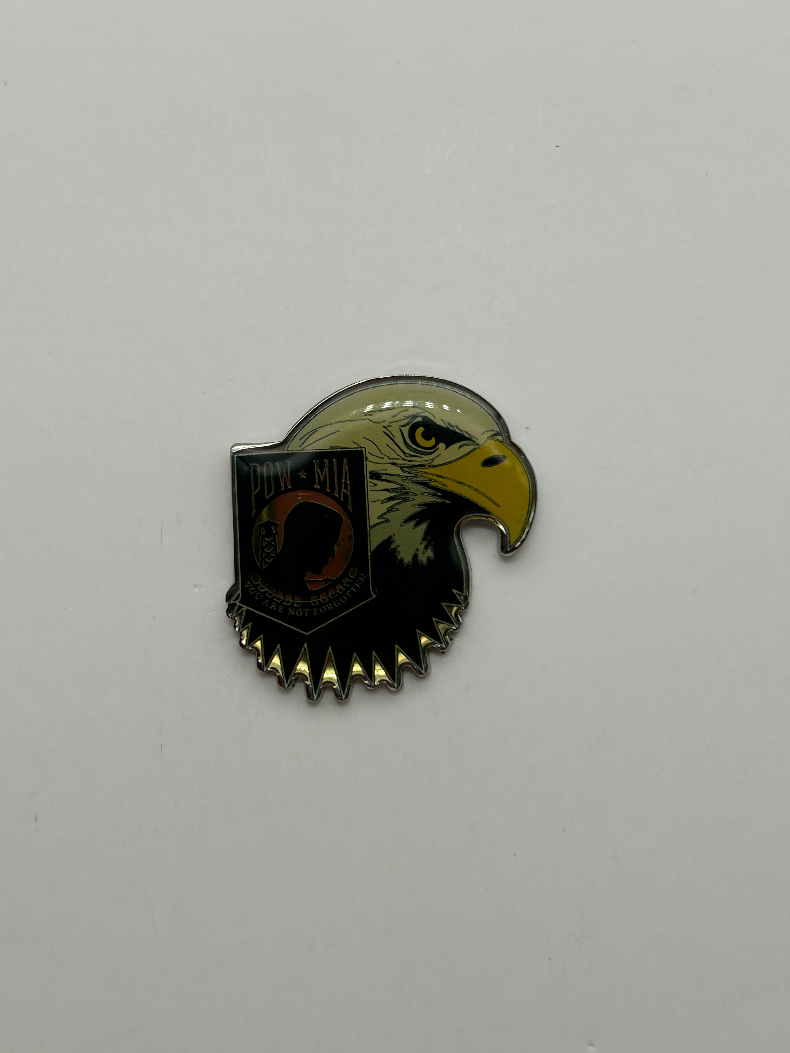POW MIA "You are not forgotten" Eagle Lapel-Hat Pin | Military Hats & Pins