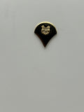 US Army Spec 4 Gold Tone Enamel Lapel Pin Insignia | Military Hats & Pins