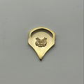 US Army Spec 5 Gold Tone Enamel Lapel Pin Insignia | Military Hats & Pins