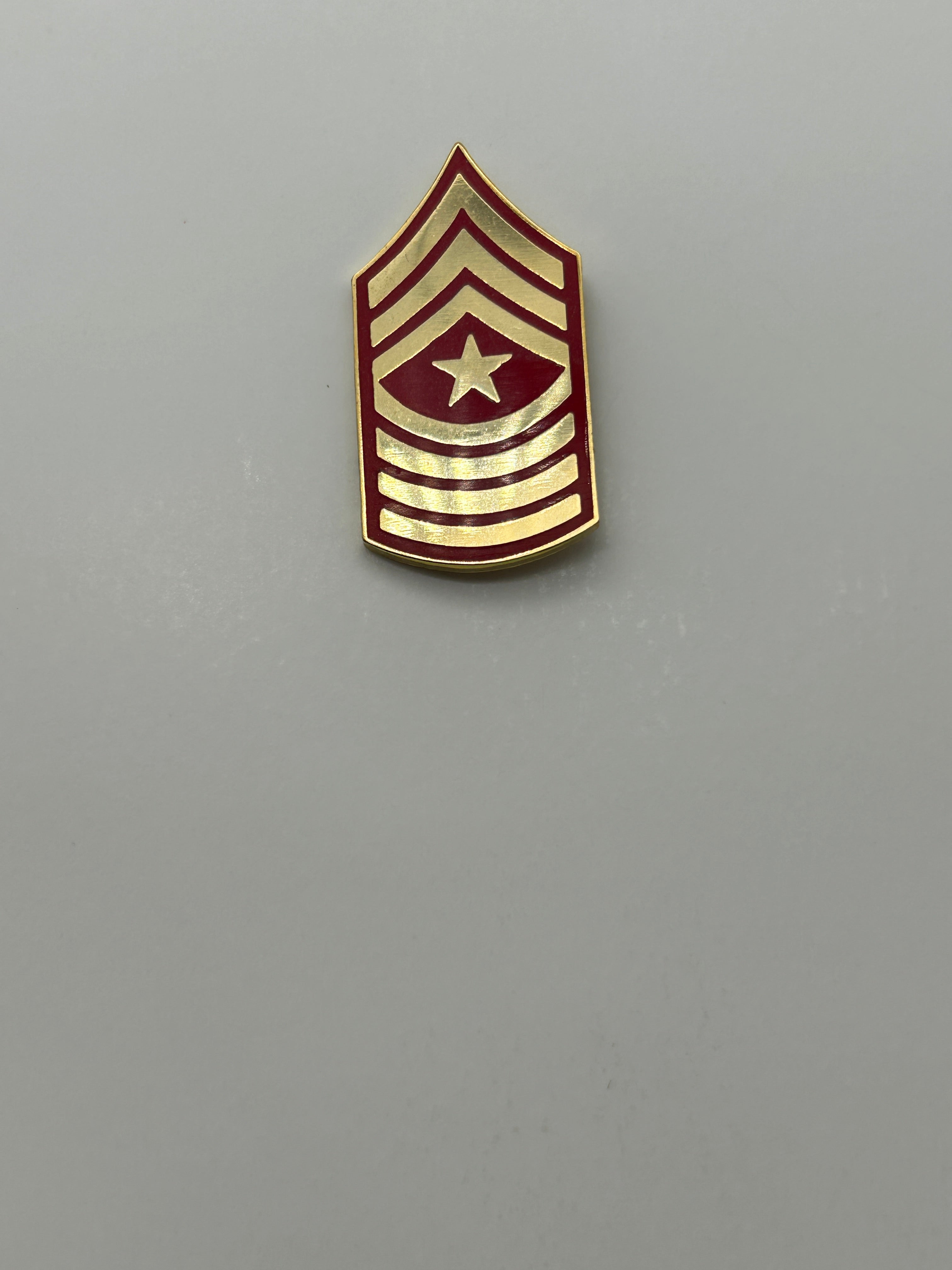 US Marine SGT Mazor E-9 Lapel-Hat Pin | Military Hats & Pins