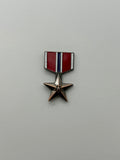 Bronze Start Lapel-Hat Pin| Military Hats & Pins