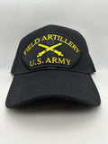 US Army - Field Artillery Black Adjustable One Size Military Hat | Military Hats & Pins