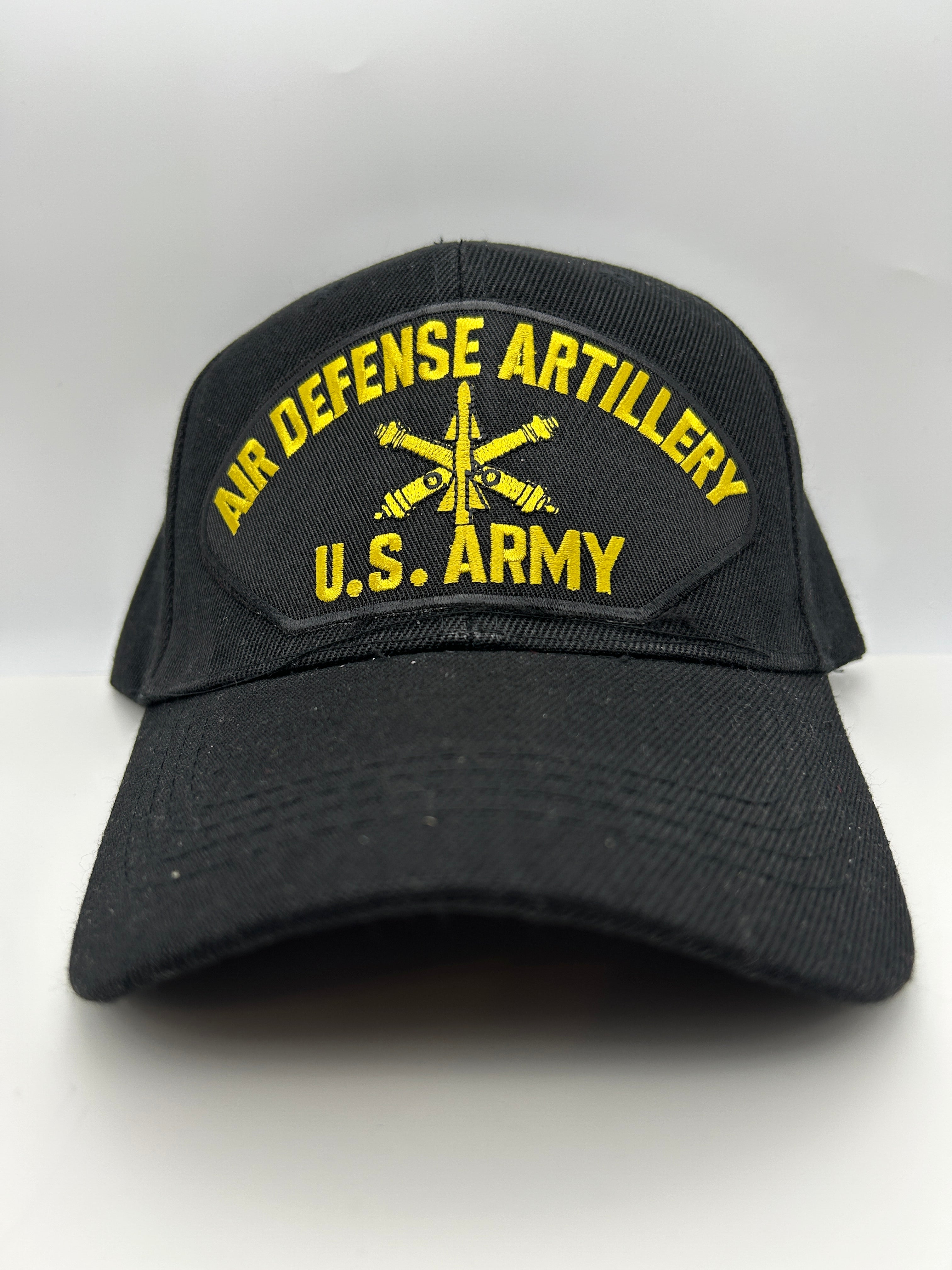 US Army - Air Defense Field Artillery Black Adjustable One Size Military Hat | Military Hats & Pins