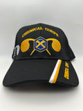 US Army - Chemical Corps Black Adjustable One Size Military Hat | Military Hats & Pins