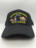 US Army - Buffalo Soldiers and the Legend Began Black Adjustable One Size Military Hat | Military Hats & Pins