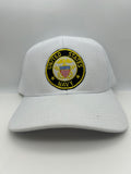 US Navy Seal Logo - White Embroidered Military Cap - Adjustable One Size | Military Hats & Pins 7