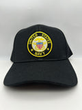 US Navy Seal Logo - Black Embroidered Military Cap - Adjustable One Size | Military Hats & Pins 6