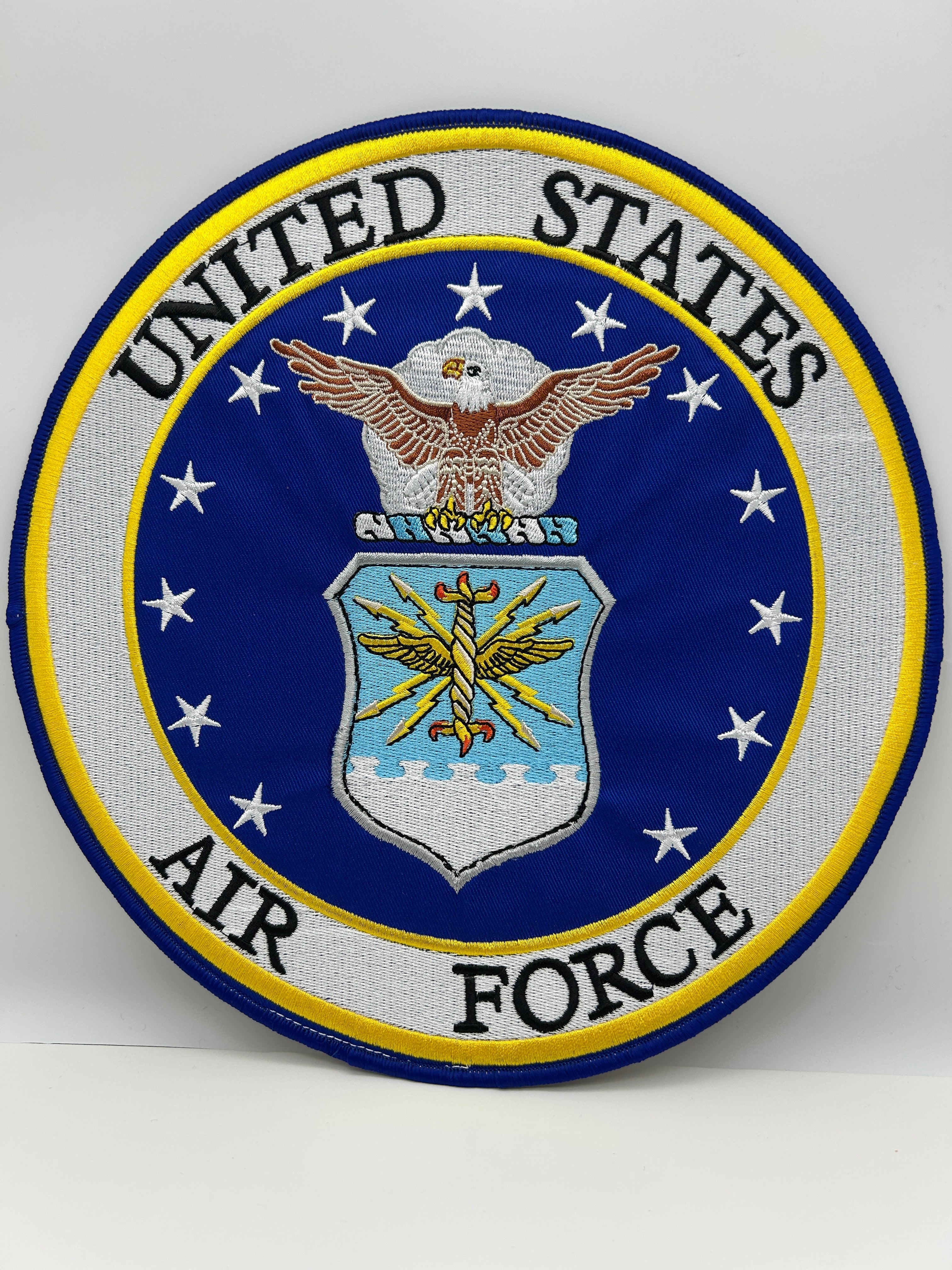 US Air Force Patch for Jacket XXL 10 X 10" Military Patch | Military Hats & Pins
