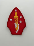 US 2nd Marine Division Patch Torch and Stars Patch | Military Hats & Pins