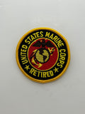 US Marine Corps Black Round Patch | Military Hats & Pins