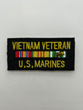 US Marine Vietnam Veteran Black Patch | Military Hats & Pins