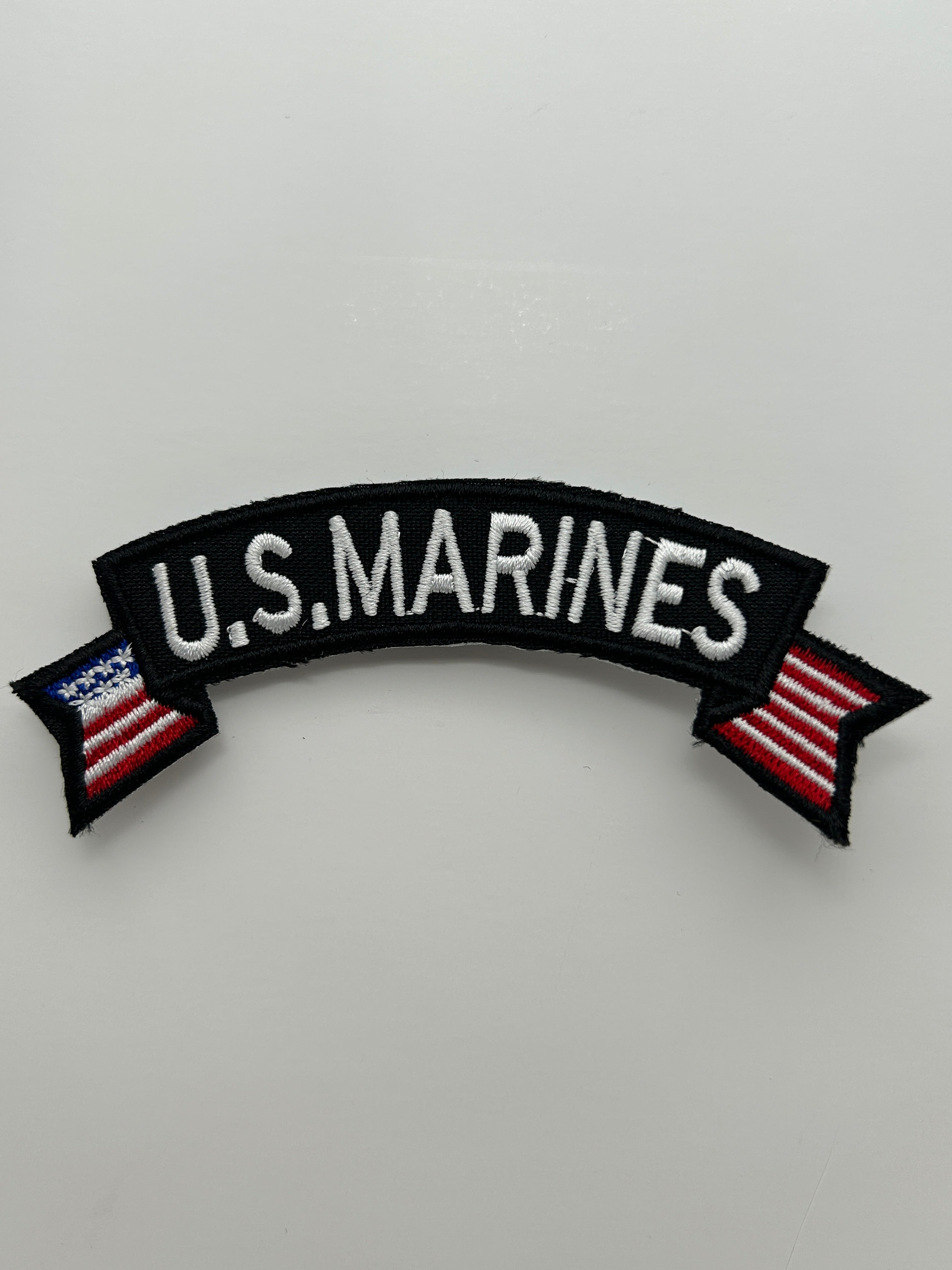 US Marine Ribbon Black Patch | Military Hats & Pins