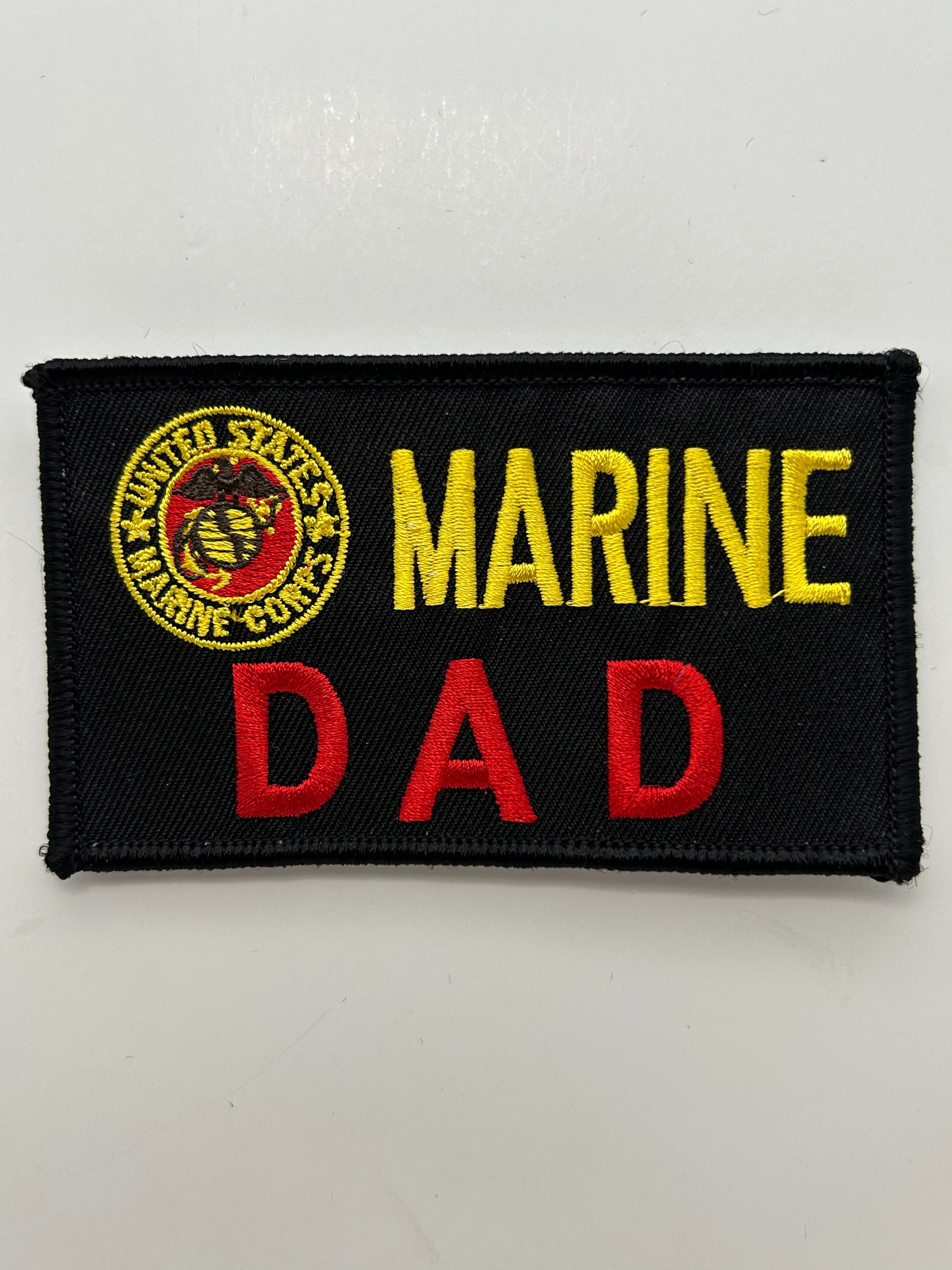 US Marine Dad Black Patch | Military Hats & Pins