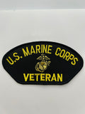 US Marine Corps Black Arch Patch | Military Hats & Pins