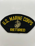 US 1st Marine Corps Retired Black Arch Patch | Military Hats & Pins