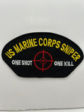US Marine Corps Black Arch Patch | Military Hats & Pins