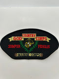 US Marine Corps Semper Fidelis Black Arch Patch | Military Hats & Pins