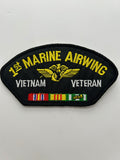 US 1st Marine Airwing Vietnam Veteran Black Arch Patch | Military Hats & Pins
