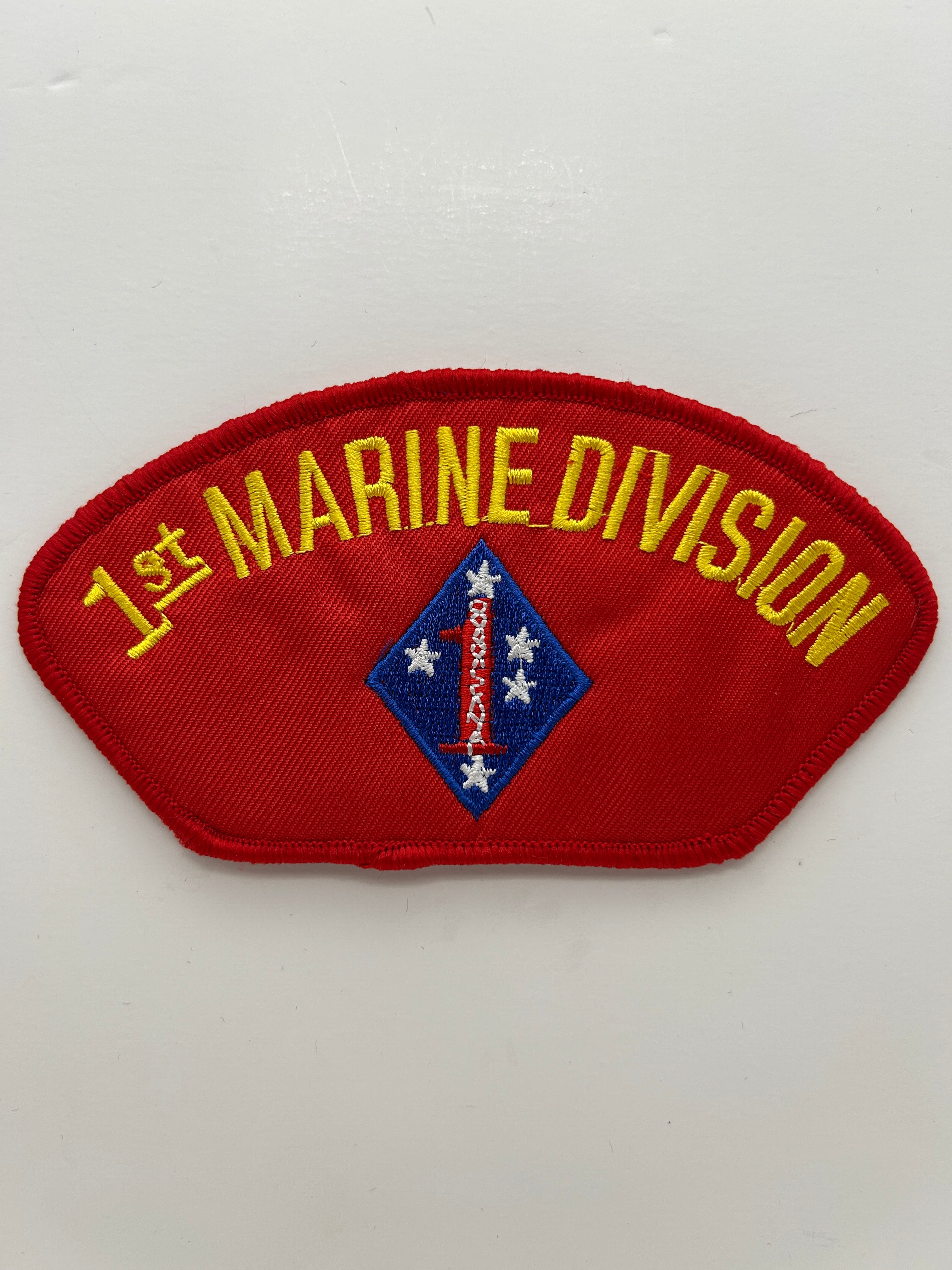 US 1st Marine Division Red Arch Patch | Military Hats & Pins