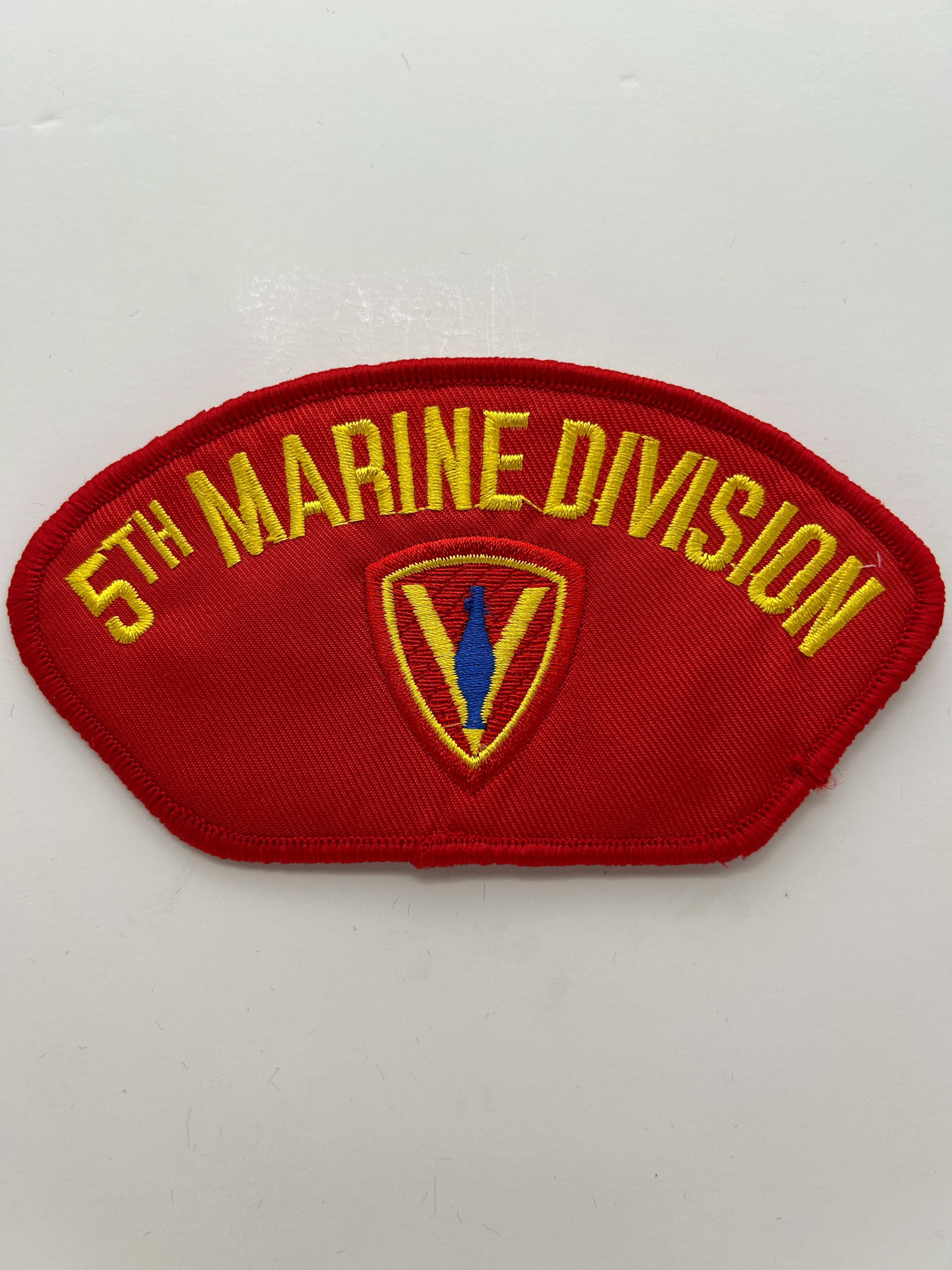 US 5th Marine Division Red Arch Patch| Military Hats & Pins