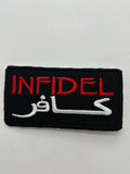 US Veteran Favorites "Infidel" Black Patch | Military Hats & Pins
